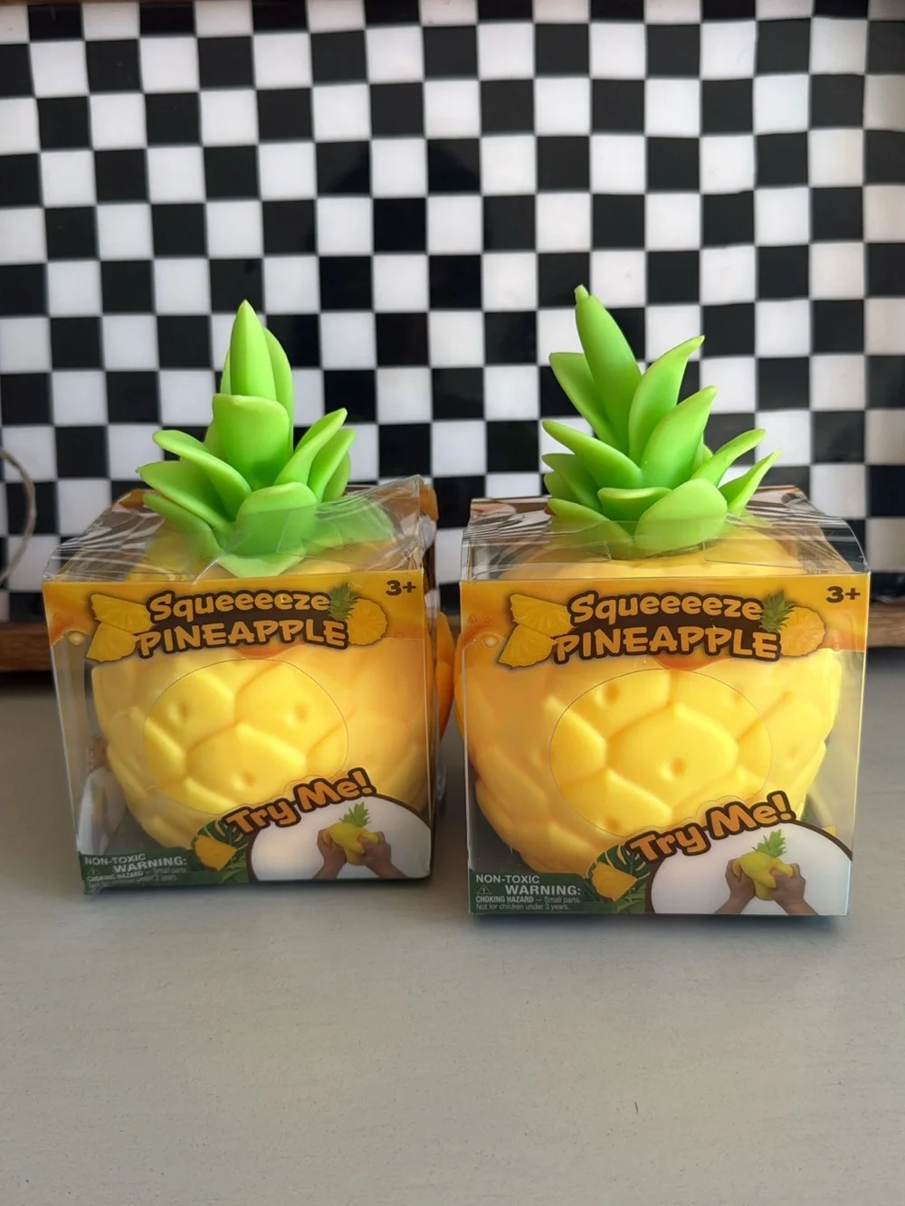 Squeeeeze Pineapple Stress Toy - Yellow